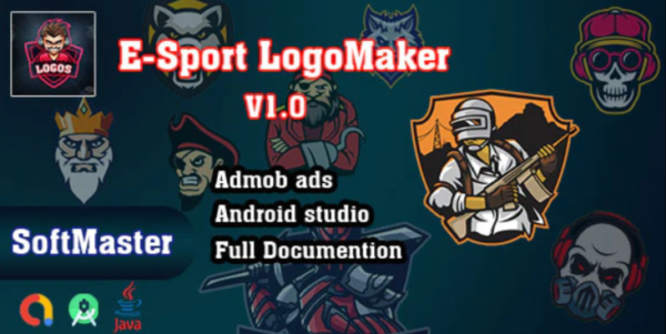 Esport & all in one logo maker app source code