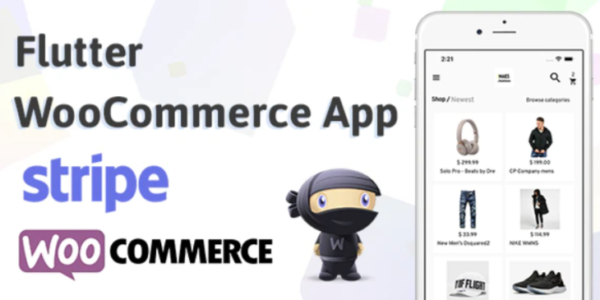 Flutter WooCommerce App Label StoreMax For IOS and Android Stripe