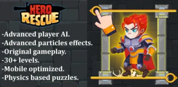Hero Rescue – Construct 2 + Construct 3 + HTML5 (CAPX+C3P+HTML5)