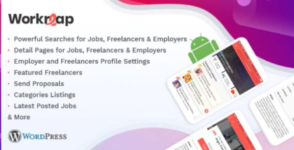 Workreap Android APP – WordPress Freelance Marketplace