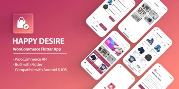 Happy Desire – Flutter WooCommerce App