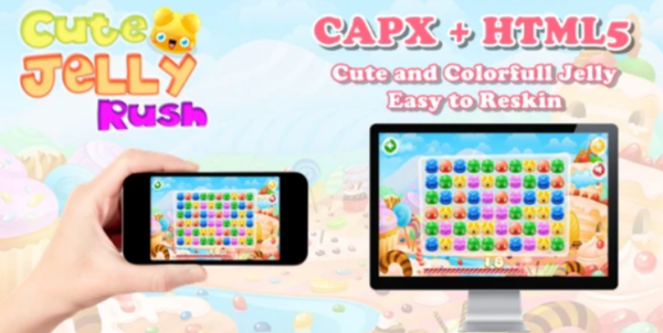 Cute Jelly Rush – Construct 2 Html5 Game