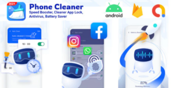 Phone Cleaner- Cache Clean, Android Speed Booster Master, Antivirus, Battery Saver, App Lock Android