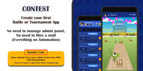 Cricket Contest – Create Your Own Cricket Tournament App