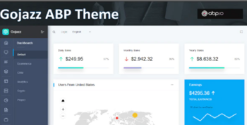 GOJAZZ – ABP Framework Theme in ASP.NET Core 5.x.x Razor Pages