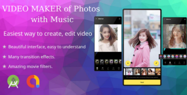 Video Maker with song – Slide show video