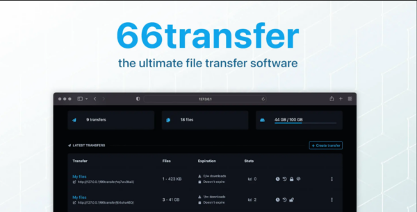 66transfer – The Ultimate File Transfer Software - Extended License 18.0.0