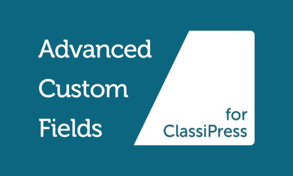 Advanced Custom Fields for ClassiPress