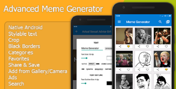 Advanced Meme Generator with Ads