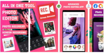 All in one tool Photo Editing, Screen Recording and Photo Recovering App Source code