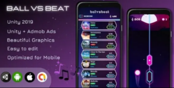 Ball Vs Beat – Unity Game (Unity + Admob Ads)