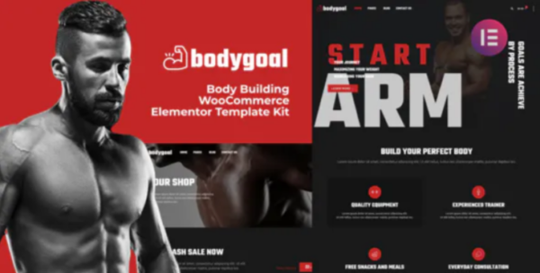 Body Goal – Body Building WooCommerce Elementor Template Kit