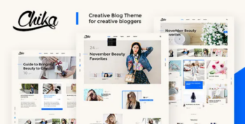 Chika – Creative WordPress Blog Theme