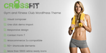CrossFit Gym and Fitness Club WordPress Theme