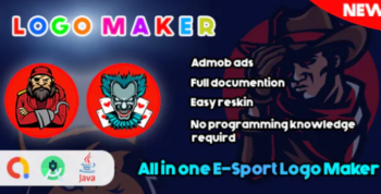 E-sport & all in one logo maker app source code