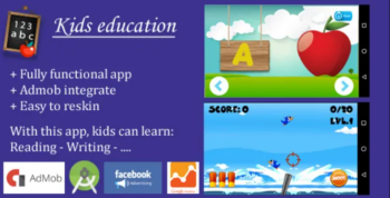 Kids education + Admob + Android Studio
