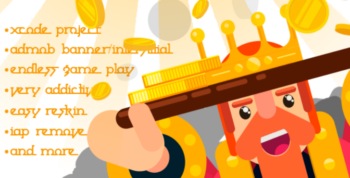 Kings Gold – Admob Ads – Buildbox Template Included