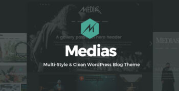 Medias Multi-Style & Clean WordPress Blog Theme