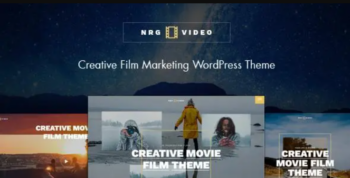 NRGVideo – Movie Film Marketing WordPress Theme