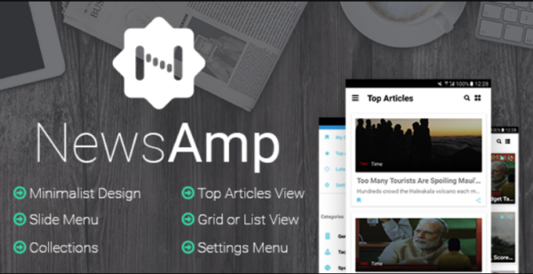 NewsAmp – Android News Application