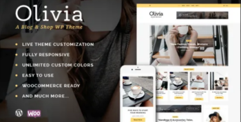 Olivia – Personal Blog & Shop WordPress Theme