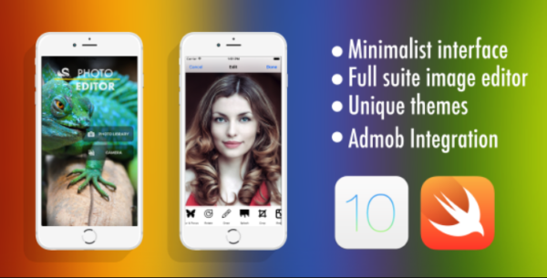 Photo Editor – Swift 3 – Admob – Universal