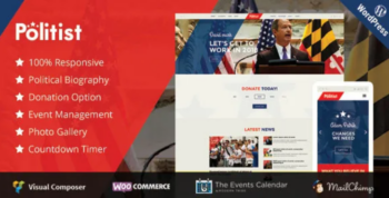 Politist v1.5 Political Responsive WP Theme for Politicians & Activism