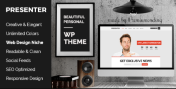 Presenter – Bold Theme for Entrepreneurs With Creative Blog