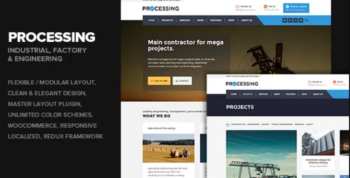 Processing – Industrial, Factory & Engineering WP theme