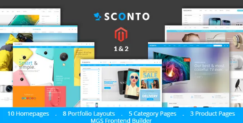 Sconto v1.0.7 Premium Magento 2 and 1 Theme
