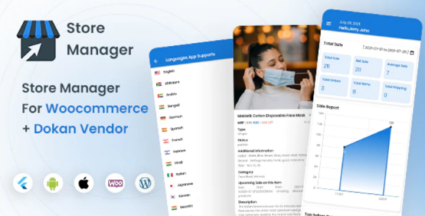 Store Manager – Woocommerce Admin and Dokan vendor app