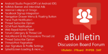 Android Discussion Forum App – aBulletin