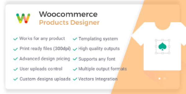 Woocommerce Products Designer v5.5.1 Online Product Customizer for Shirts, Cards, Lettering & Decals