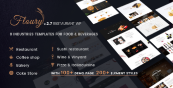 Floury 3.2 Restaurant WordPress