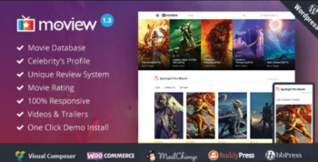 Moview v2.1 – Responsive Film/Video DB & Review Theme