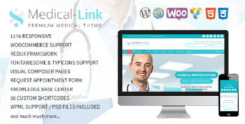 Medical-Link v1.4.6 Responsive Medical WordPress Theme