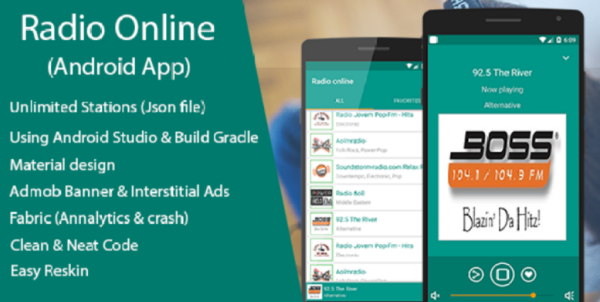 Online Radio – Streaming App with JSON file