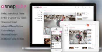 Snaptube 4.7 Premium Video WordPress Theme