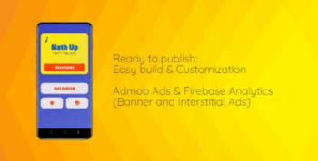 Math Up : Practice Math Arithmetic – Multiply, Add & Subtract – Google AdMob – Android Studio