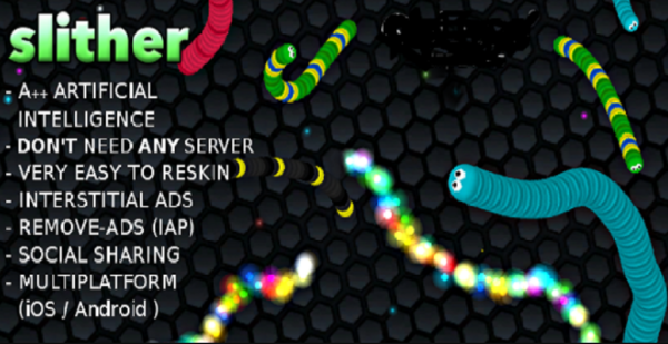 Slither.io with Admob- Android & iOS