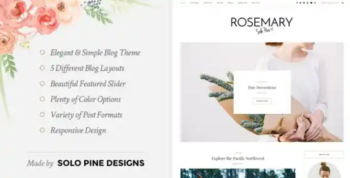 Rosemary v1.5.2 A Responsive WordPress Blog Theme