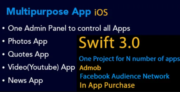 Multipurpose iOS by Bison Code – Codecanyon 19639770