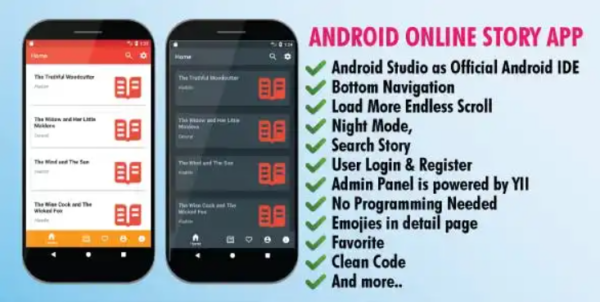 Online Android Story App