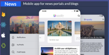 News app + backend ( React native Expo app )