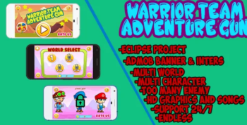 Warrior team – Adventure Gun – eclipse project With Admob