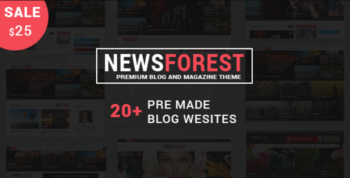 NewsForest v1.3.3 Magazine / Blog WordPress Theme + RTL