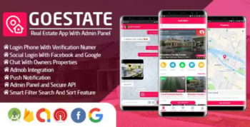 GoEstate – Real Estate App With Admin Panel