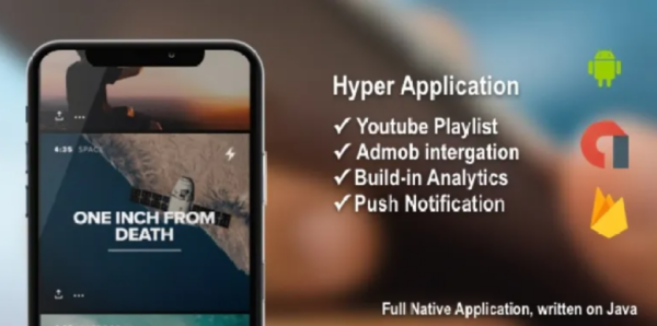 Hyper – Youtube Playlist Viewing Application + Admob [Android]