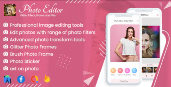 PhotoArt PhotoEditor – Glitter Effect, Frame and Filter – Android 11 Support