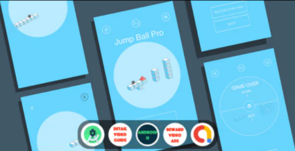 Jump Ball Pro: A Hypercasual Game with Admob Ads